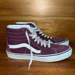 Vans•High Tops•Burgundy•Men’s 11.5•Women’s 13